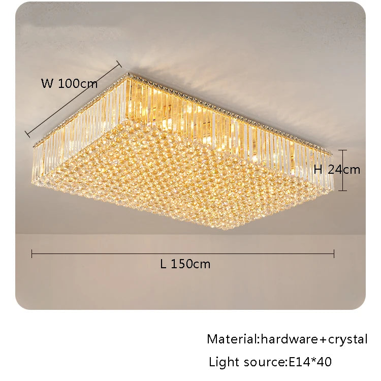 Modern Round Crystal Fixture