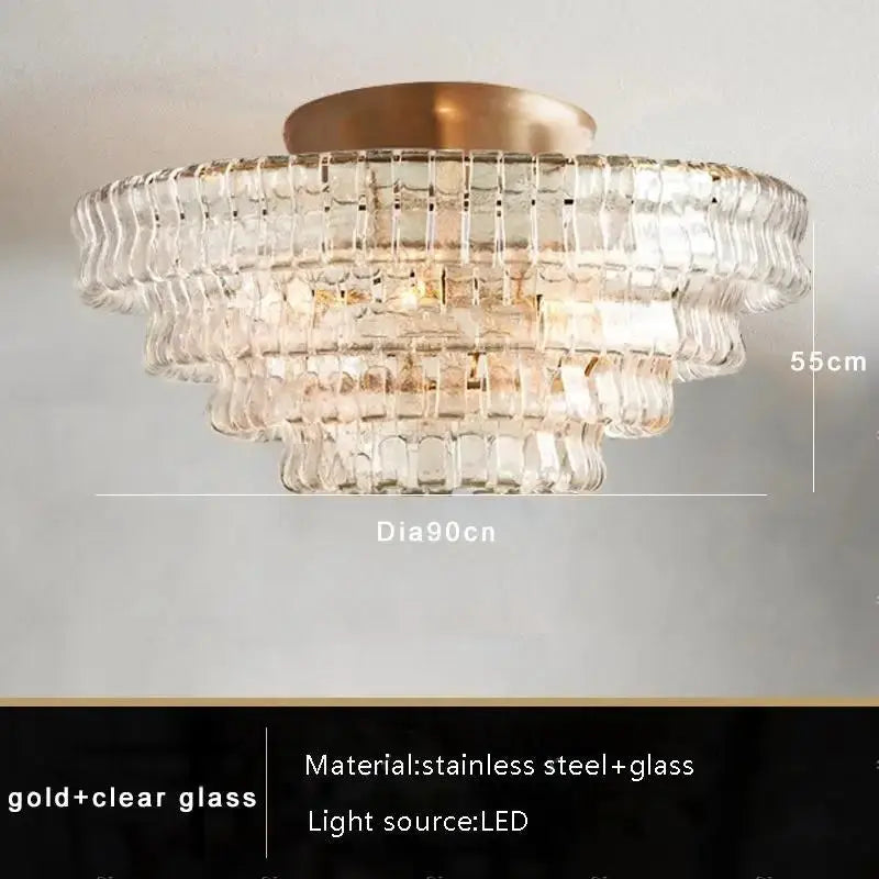 2026 Luxury Ceiling Modern Glass Chandelier