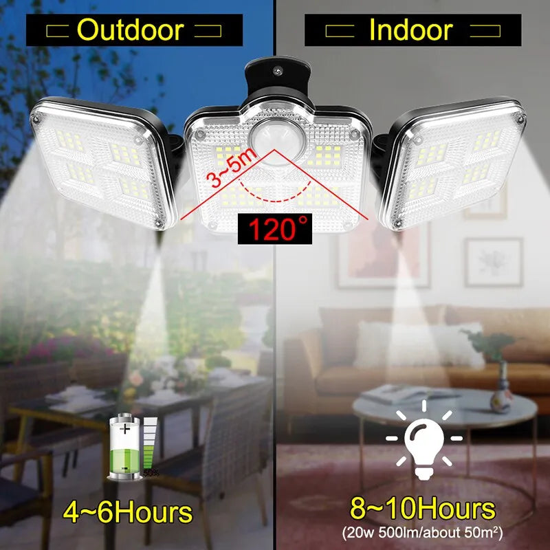 Waterproof Outdoor Indoor Solar Garden Lamp