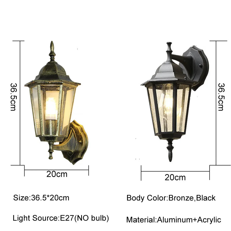 Courtyard Waterproof Wall Lamp