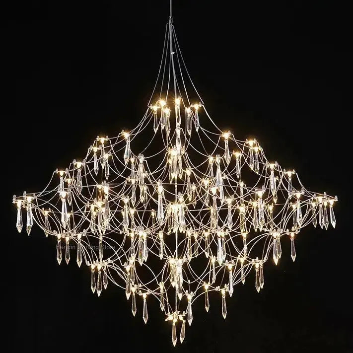 Abstract Design Crystal Cube Chandelier ChandeliersLife®
