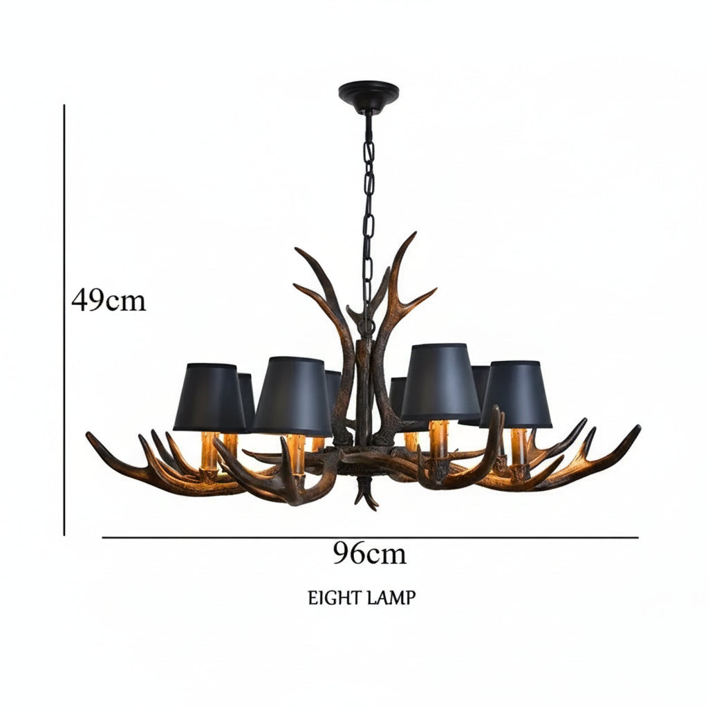 Retro Antler Chandelier
