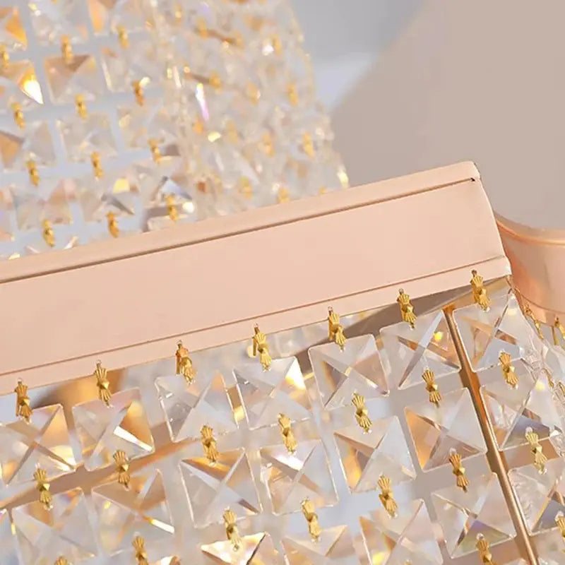 Rose Gold Stair Chandelier Luxury Chandelier