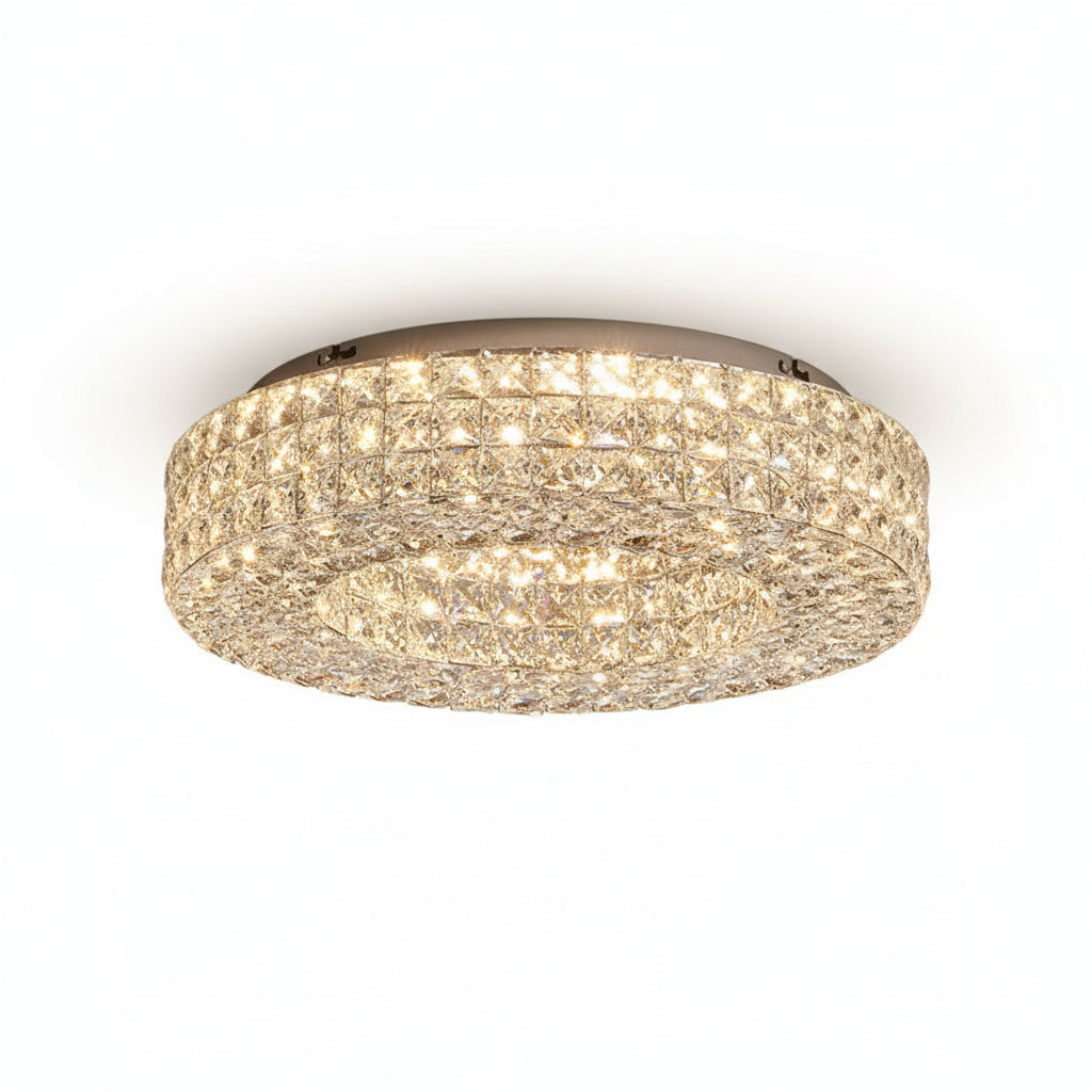 Round Crystal Chandelier Home Decoration