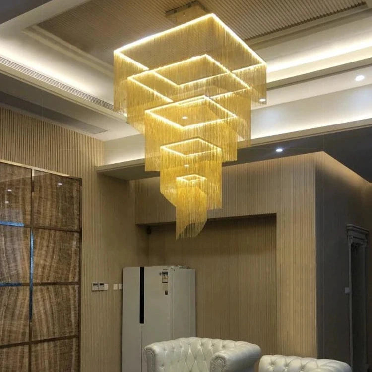 LED Tassel Chandeliers