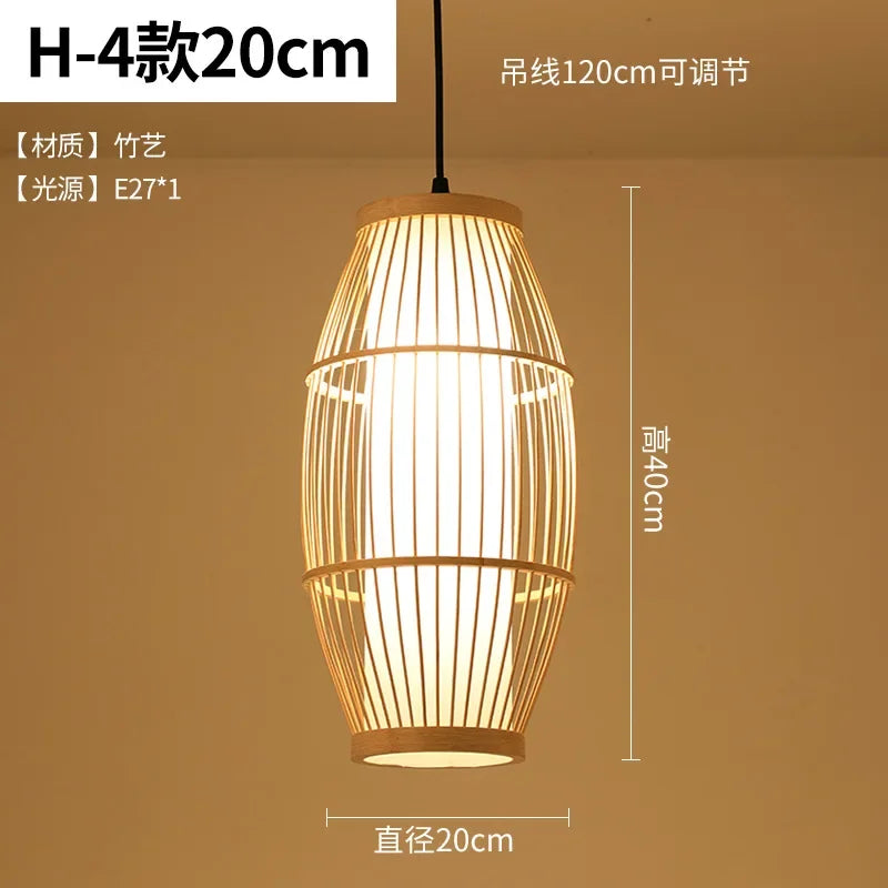 Creative Bamboo Pendant Lamp ChandeliersLife®