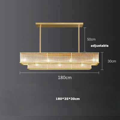 Lucien copper and crystal pendant and wall lighting collection — catalogue view 7