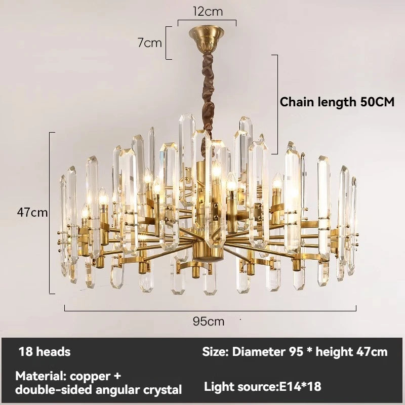 Copper and crystal decorative ceiling light from the Aurelia range — catalogue view 11