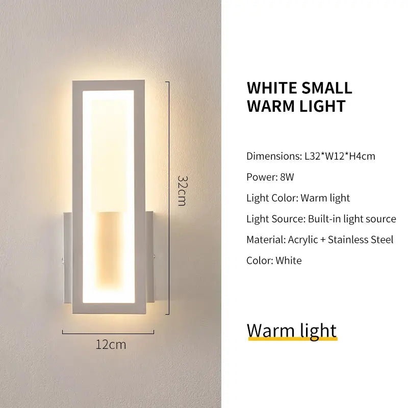 Waterproof Modern Porch Wall Light