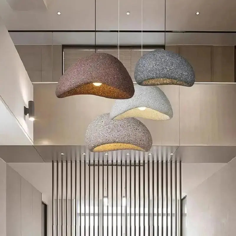 2025 New Model Wabi Sabi Pendant Lamp Living Room Dining Table Bedroom LED Ceiling Chandelier Light Home Decor E27 Hanging Lamp ChandeliersLife®