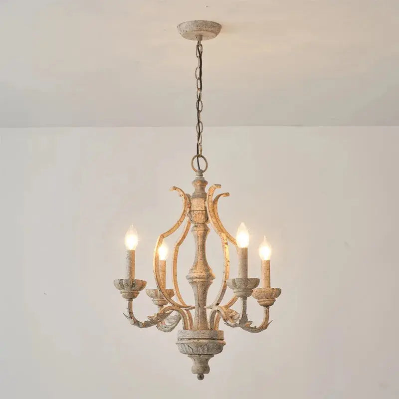 Creative French Wooden Chandelier
