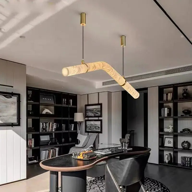 Designer Alabaster Light