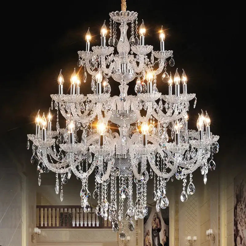 Villa Foyer Extra Large Crystal Chandelier