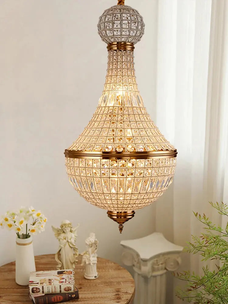 British Style Crystal Vintage Chandelier