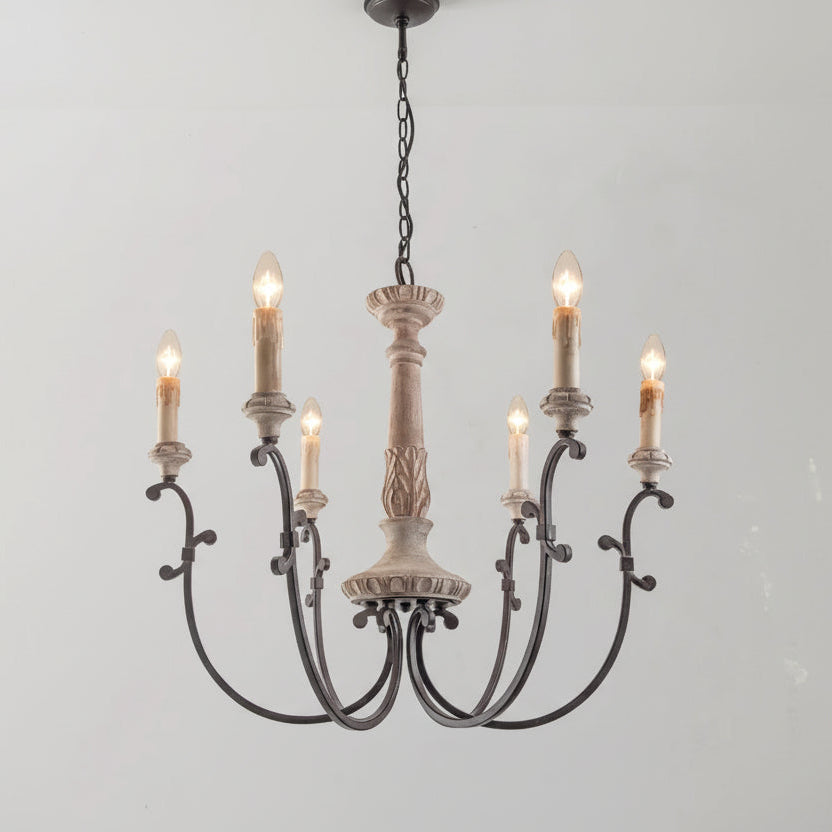Entryway Retro Wooden Chandelier ChandeliersLife®