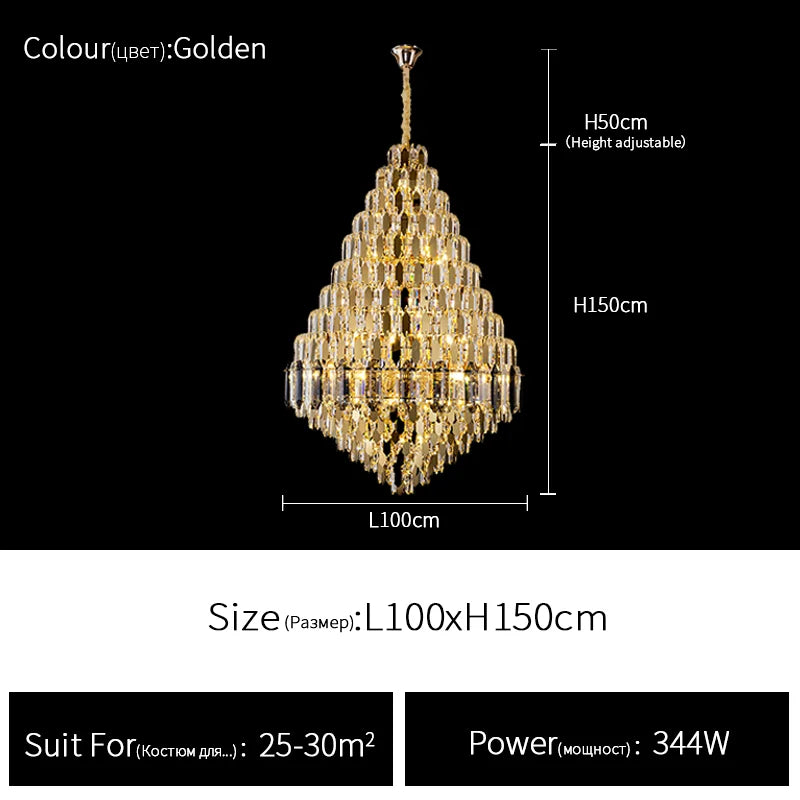 Duplex Villa Luxury Chandelier ChandeliersLife®