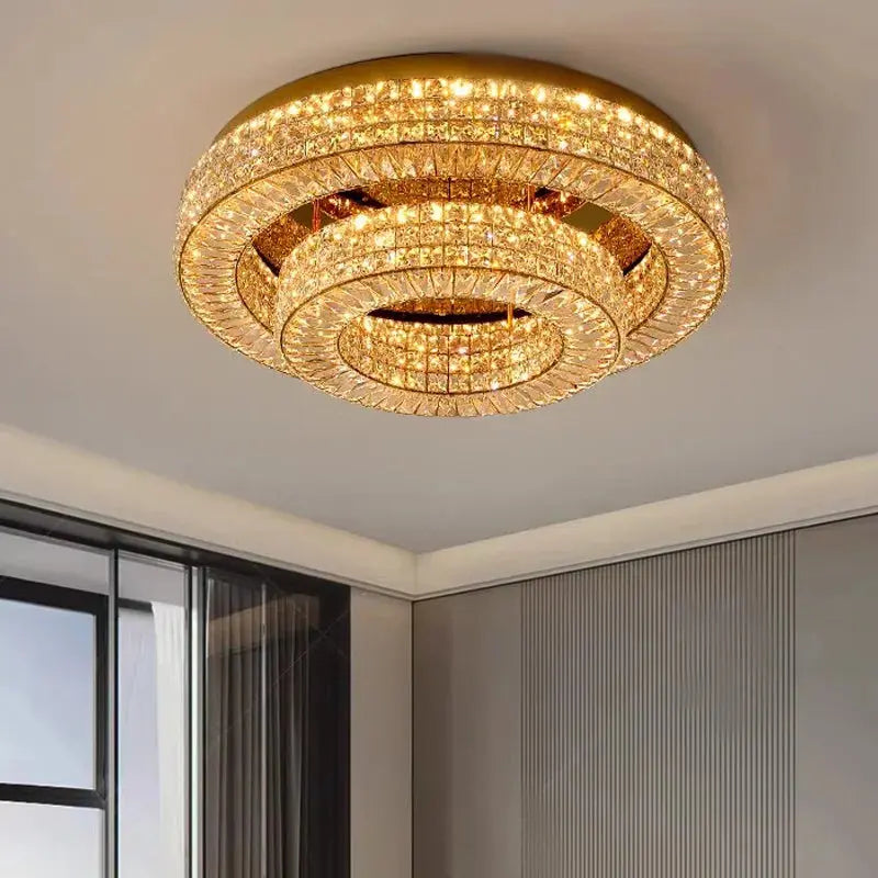 Modern Two Tier Crystal Luxury Ceiling Lights ChandeliersLife®