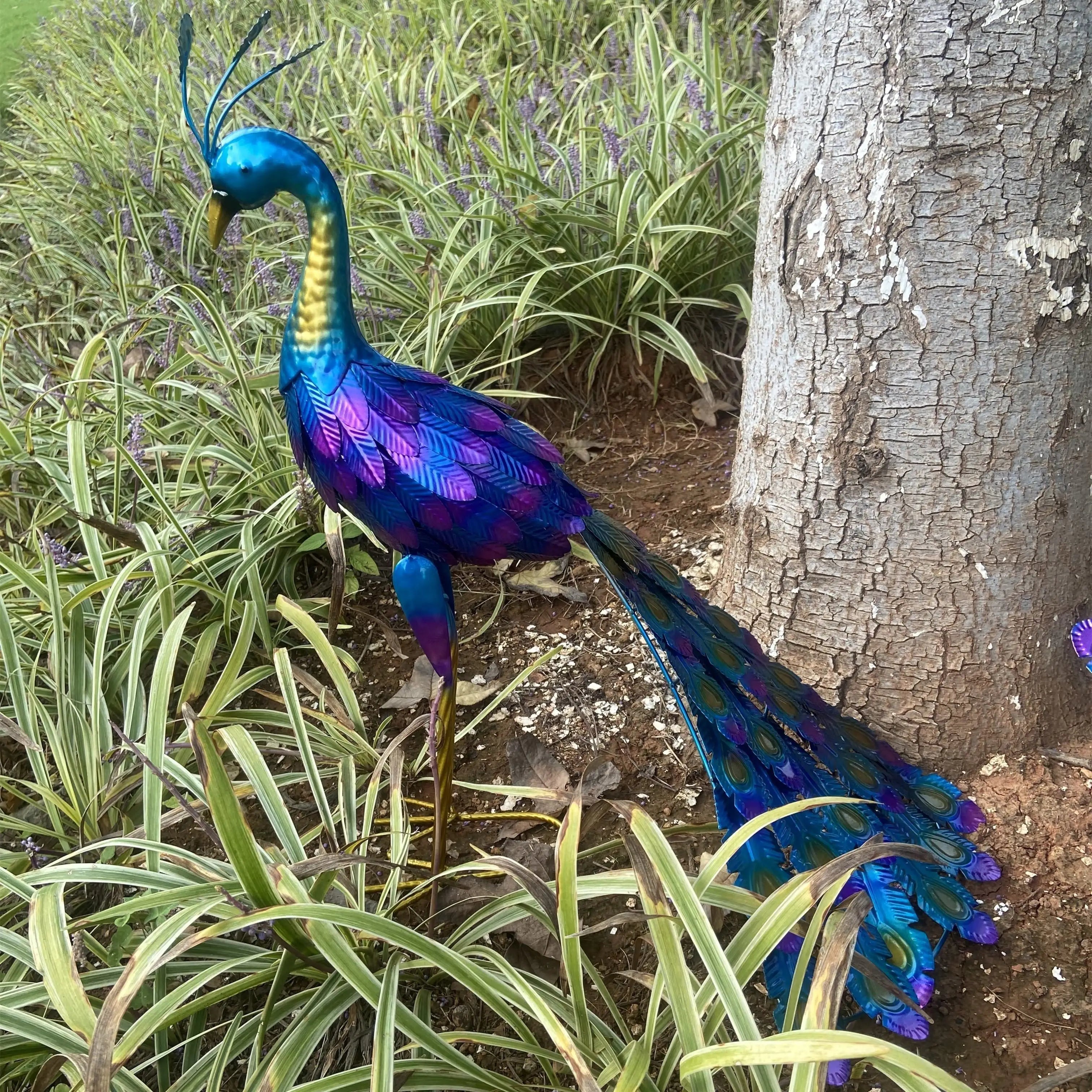 Peacock Sculpture