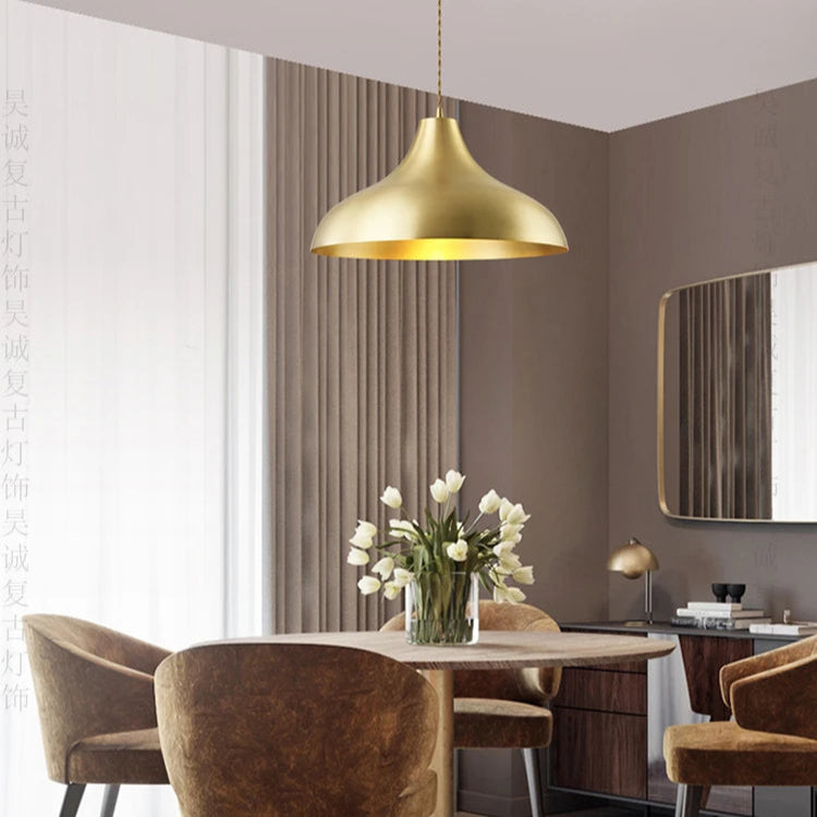 American Brass Pendant Lights