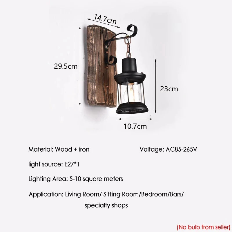 Loft Industrial Restaurant Wall Lamp