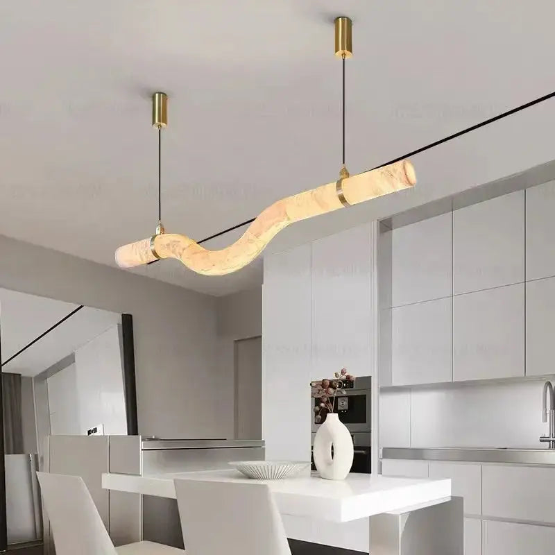 Designer Alabaster Light