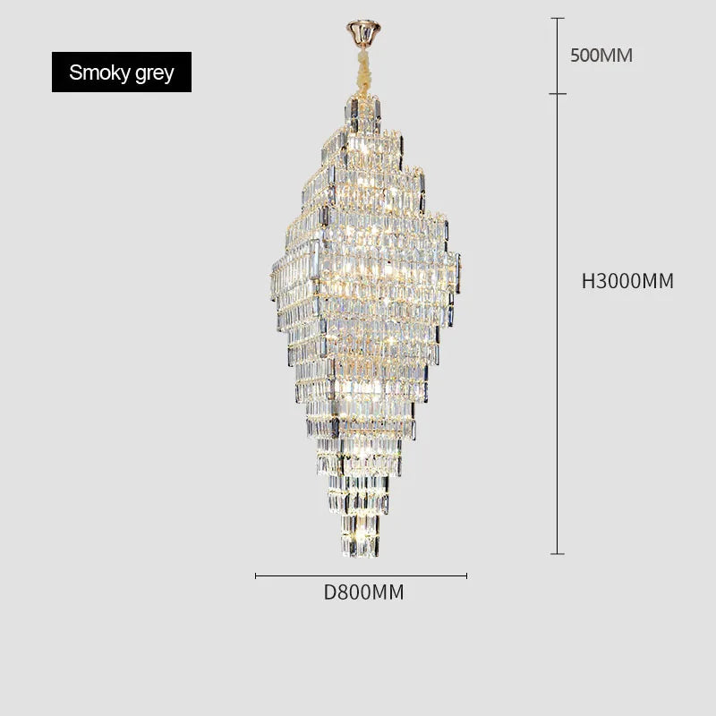 Villa Light Luxury Crystal Chandeliers ChandeliersLife®