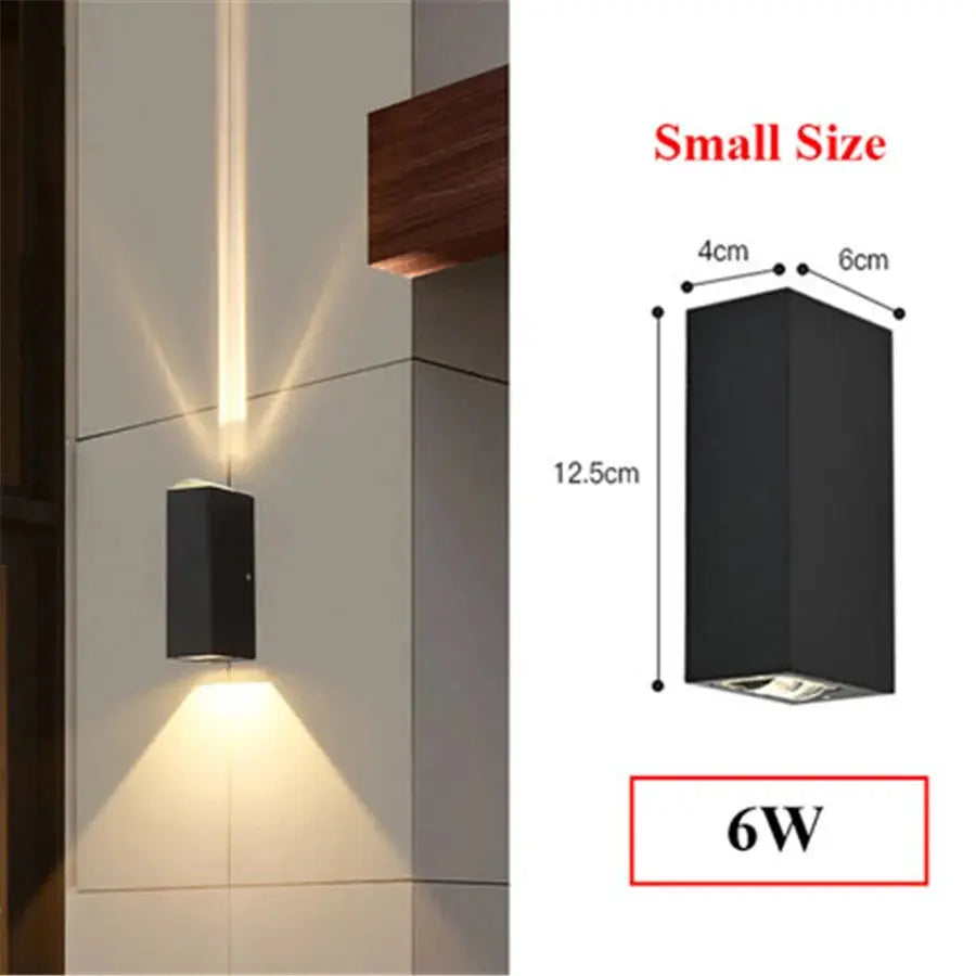 Waterproof LED Up Down Garden Wall Light