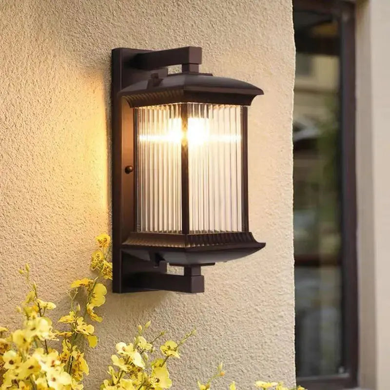 Outdoor Wall Lamp Metal Waterproof Outside Wall Lights AC90-260V Exterior Wall Lighting for Hotel Villa Big Porch Garden Gate ChandeliersLife®