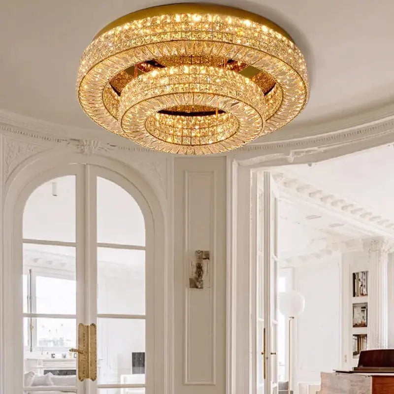Modern Two Tier Crystal Luxury Ceiling Lights ChandeliersLife®