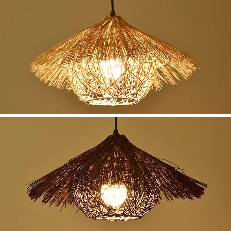 Designer Creative Straw Pendant Lamp