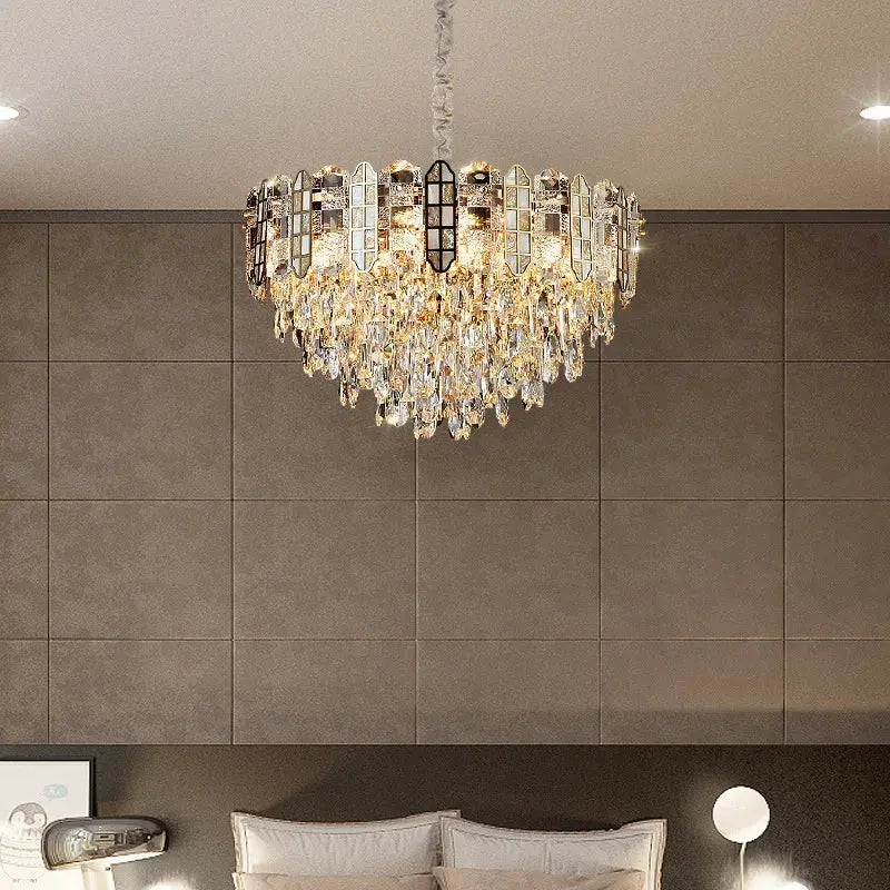 Nordic Bedroom Crystal Chandelier