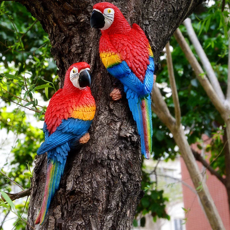 Macaw Resin Garden Decoration