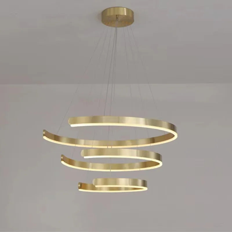 Creative LED Ring Chandelier