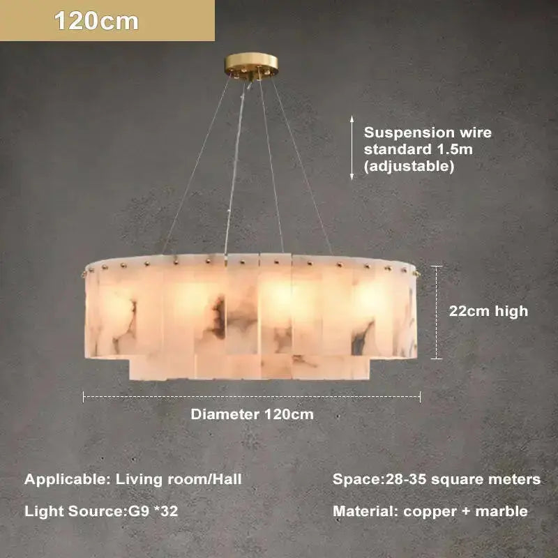 Luxury Nordic Natural Marble Chandelier ChandeliersLife®