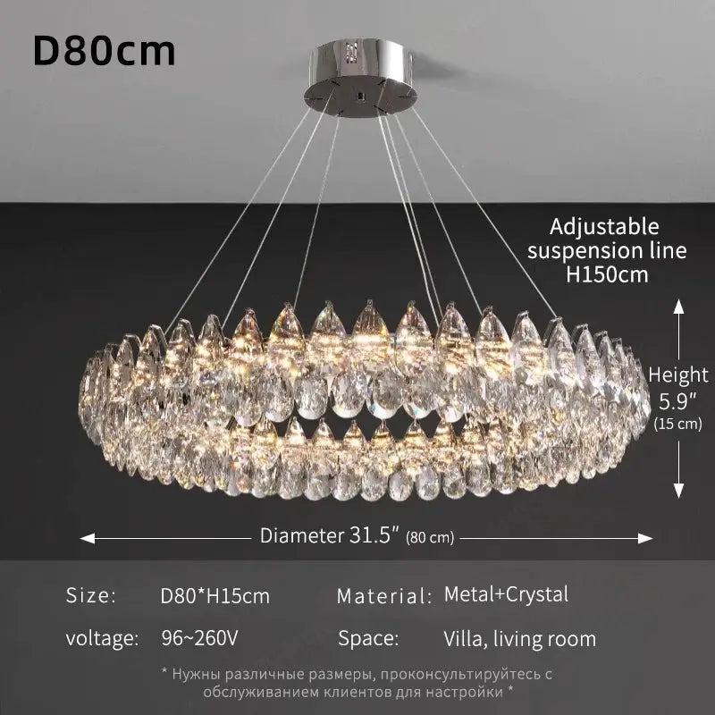 Luxury Crystal Bedroom Chandelier
