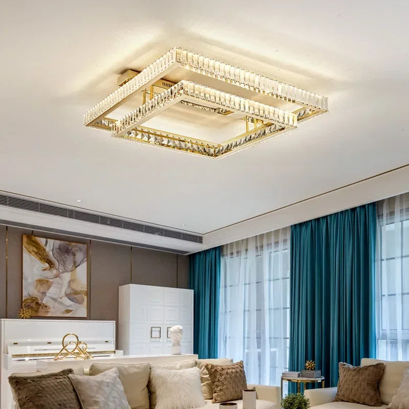 Luxurious Crystal LED Ceiling Chandelier