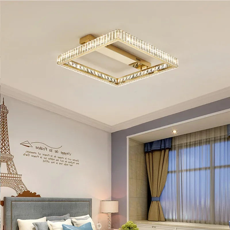 Luxurious Crystal LED Ceiling Chandelier