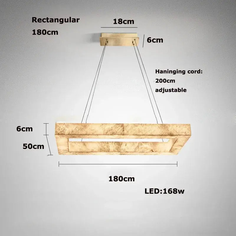 Luxury Marble Lighting Square Chandeliers - ChandeliersLife®