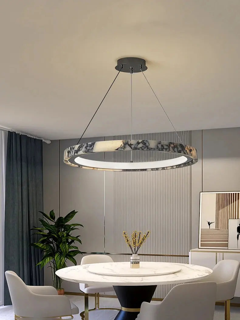 Italian Style Marble Ring Bedroom Chandelier ChandeliersLife®