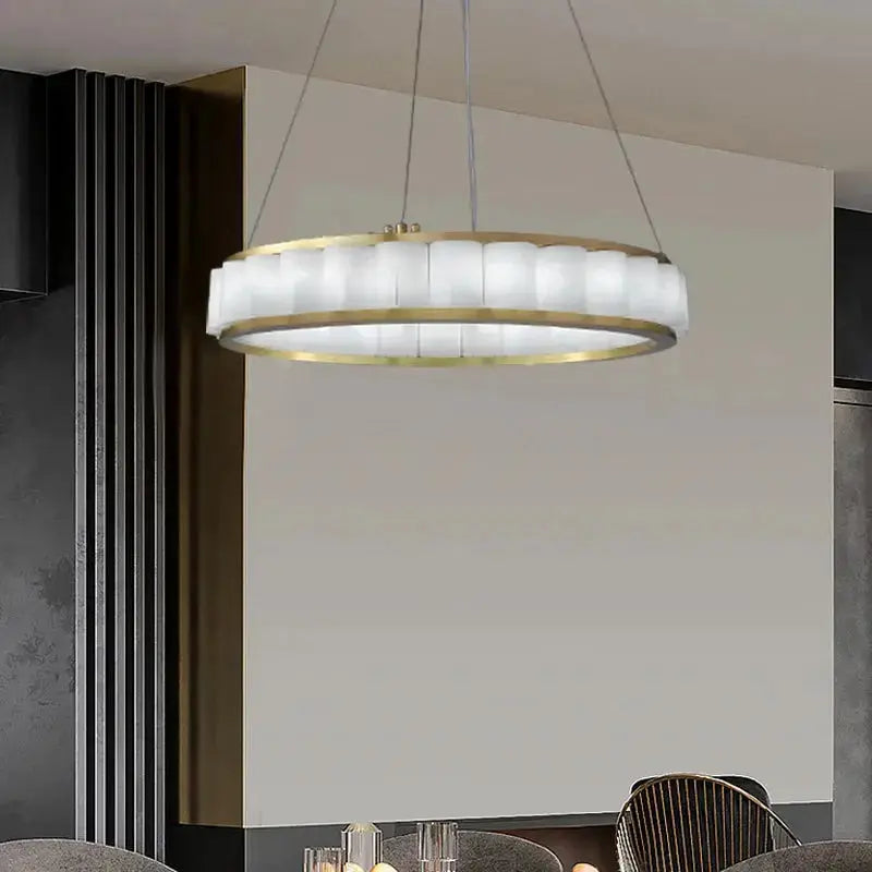 Marble Alabaster Ring Chandelier ChandeliersLife®