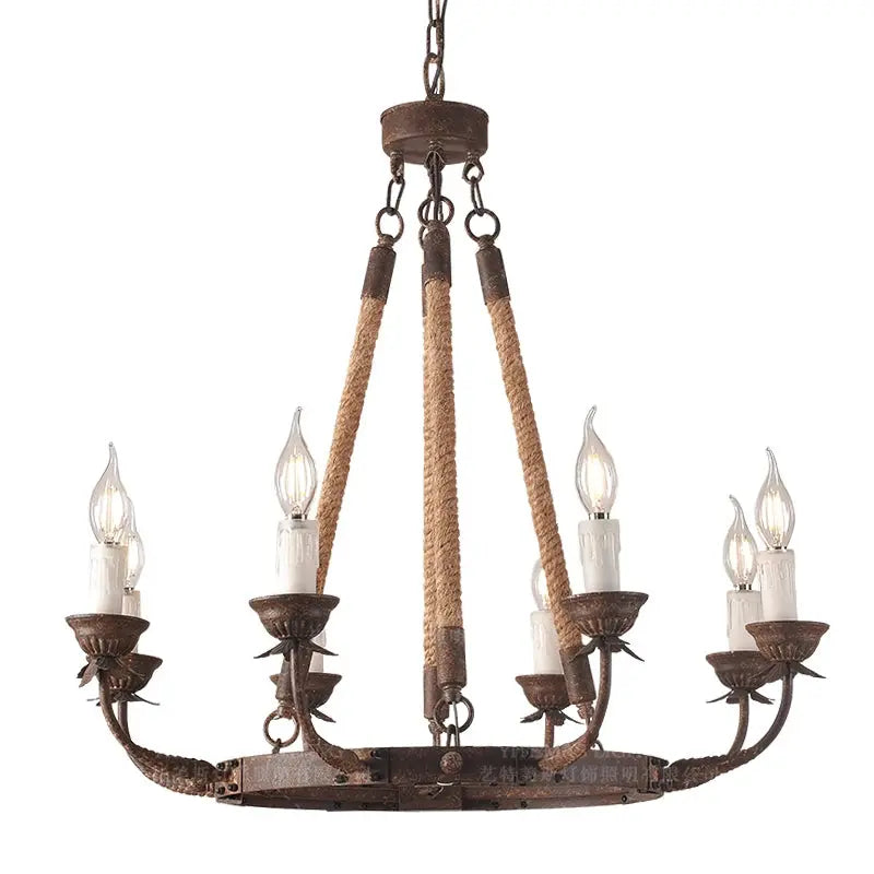Rustic Farmhouse Chandelier for Dining Room | Vintage Country Lighting Idea ChandeliersLife®