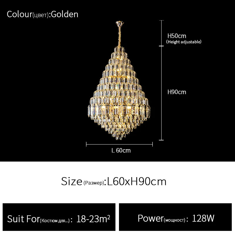 Duplex Villa Luxury Chandelier ChandeliersLife®