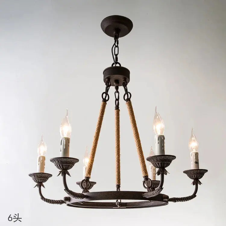 Rustic Farmhouse Chandelier for Dining Room | Vintage Country Lighting Idea ChandeliersLife®