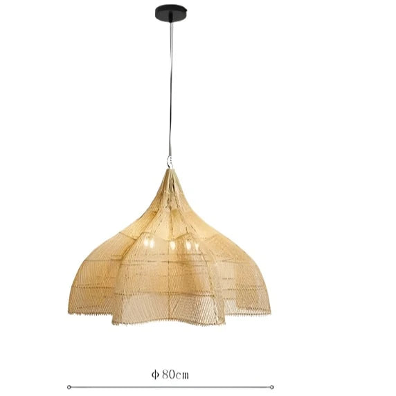 Oriental Petal Rattan Pendant Lights ChandeliersLife®