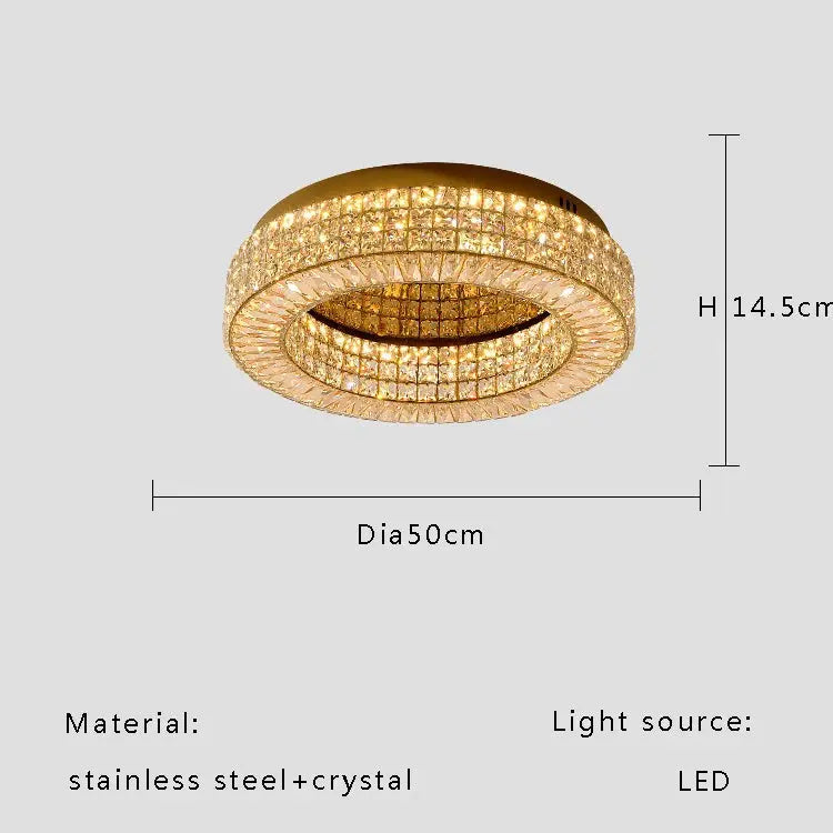 Modern Two Tier Crystal Luxury Ceiling Lights ChandeliersLife®