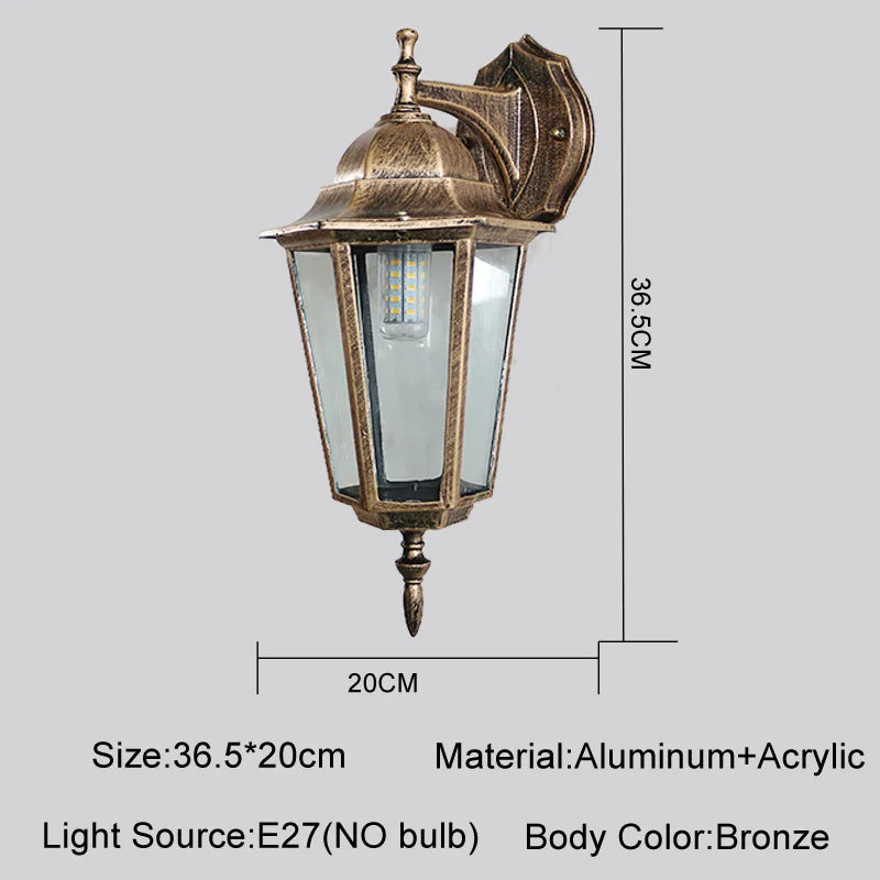 Courtyard Waterproof Wall Lamp