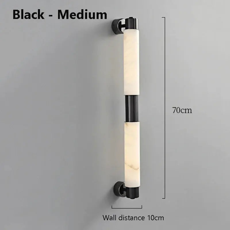 Modern Alabaster Bathroom Wall Lamp - ChandeliersLife®