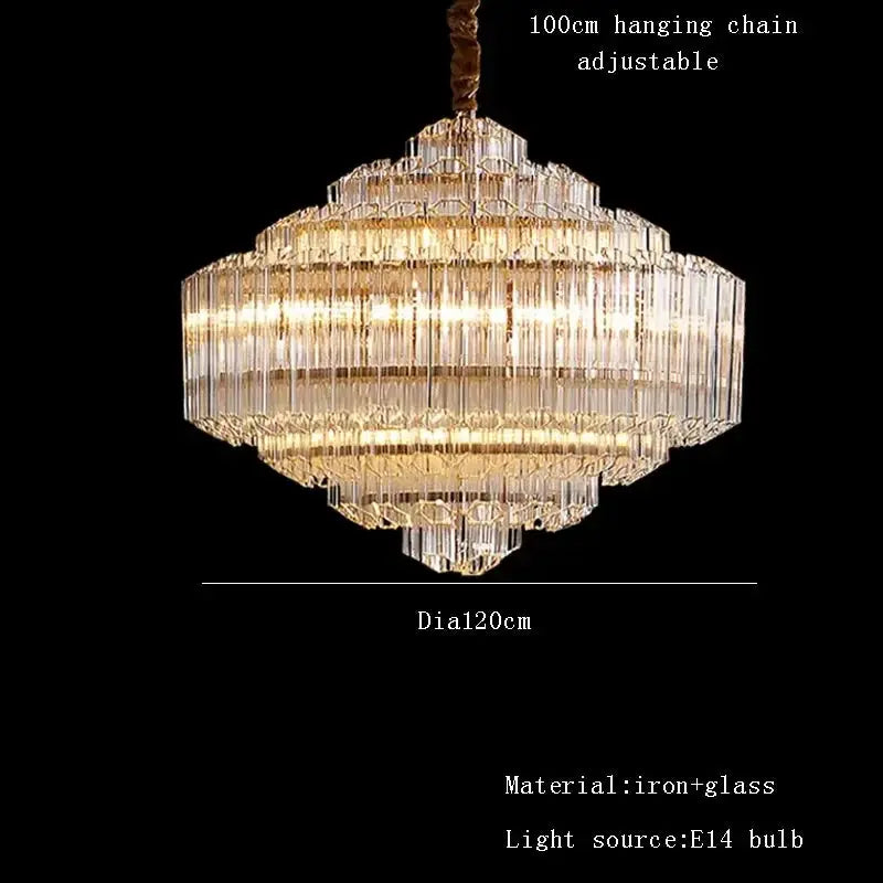 Luxury Glass Crystal Modern Chandelier