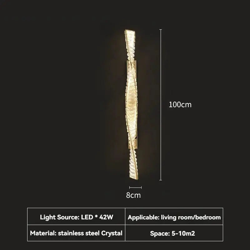 Luxury Italian Crystal Wall Sconce - ChandeliersLife®