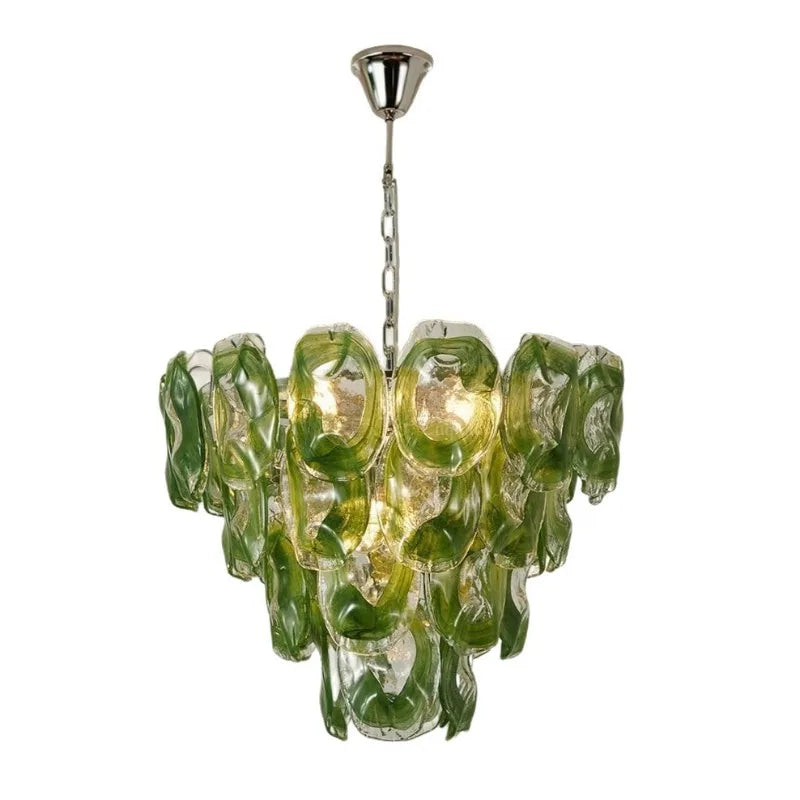 Celina French Style Tiered Glass chandelier, product gallery image 3 of 11